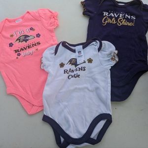 NFL Team Apparel Ravens onesies
